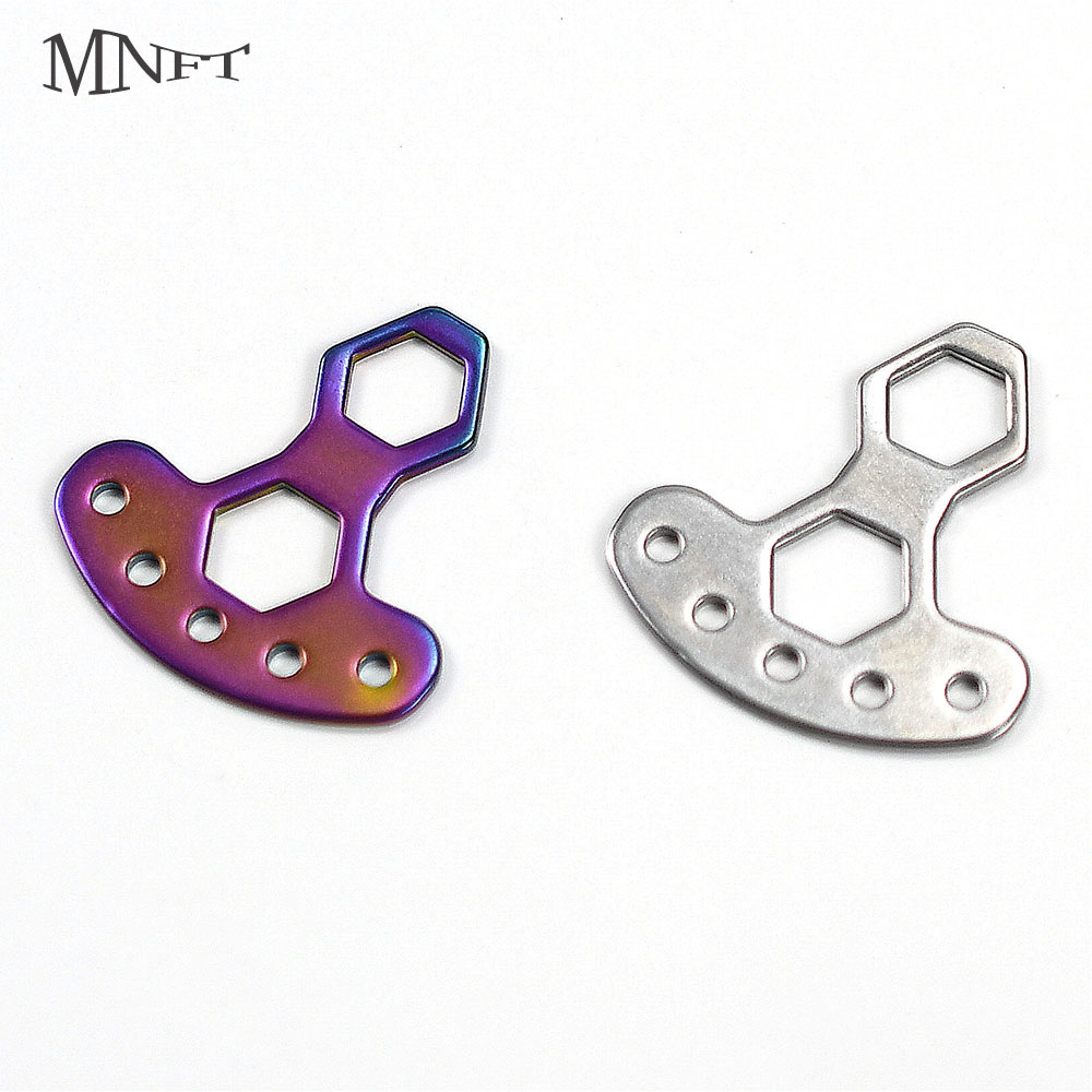 Conventional Reel - MNFT 1 ชิ้น ประแจจับรอกตกปลาสแตนเลส - เครื่องมือถอดน็อตหกเหลี่ยมสำหรับการปรับเปลี่ยนมือจับรอก