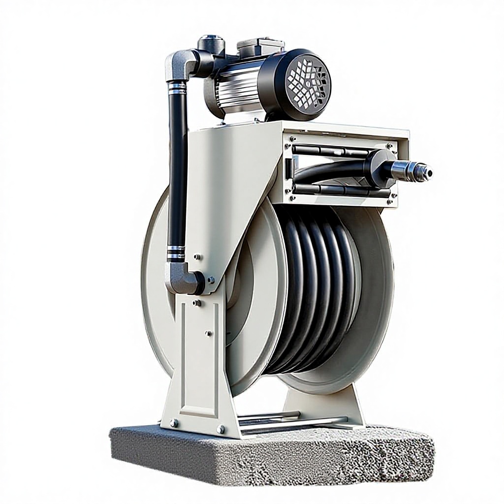 Reel Oil - ปั๊มน้ำมันแบบรวม Dulan 12v24v220v เครื่องเติมน้ำมันไฟฟ้าสำหรับยานพาหนะดีเซล ปั๊มแบบม้วนสำหรับการจ่ายน้ำมันตามปริมาณ