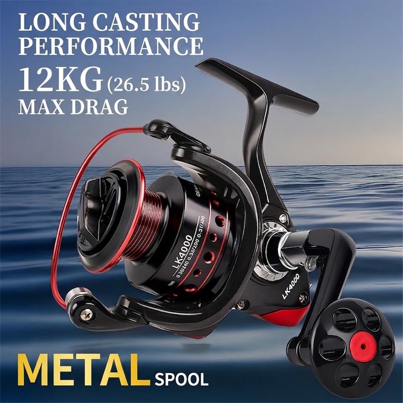 รอกตกปลาแบบสปินนิ่งโลหะเต็มรูป - Trolling Reel บทวิจารณ์และราคา