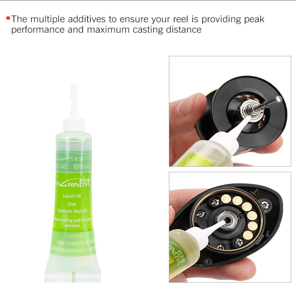 1 ชุด น้ำมันหล่อลื่นสำหรับรอกต - Reel Lubricant บทวิจารณ์และราคา