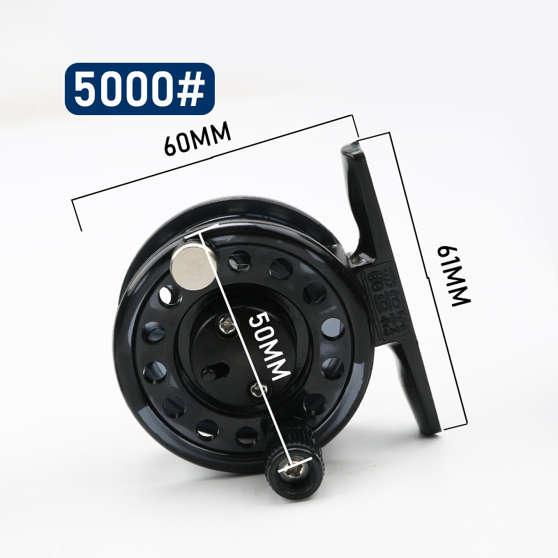 รอกเบทคาสติ้งแบบพกพา น้ำหนักเบ - Ice Fishing Reel บทวิจารณ์และราคา