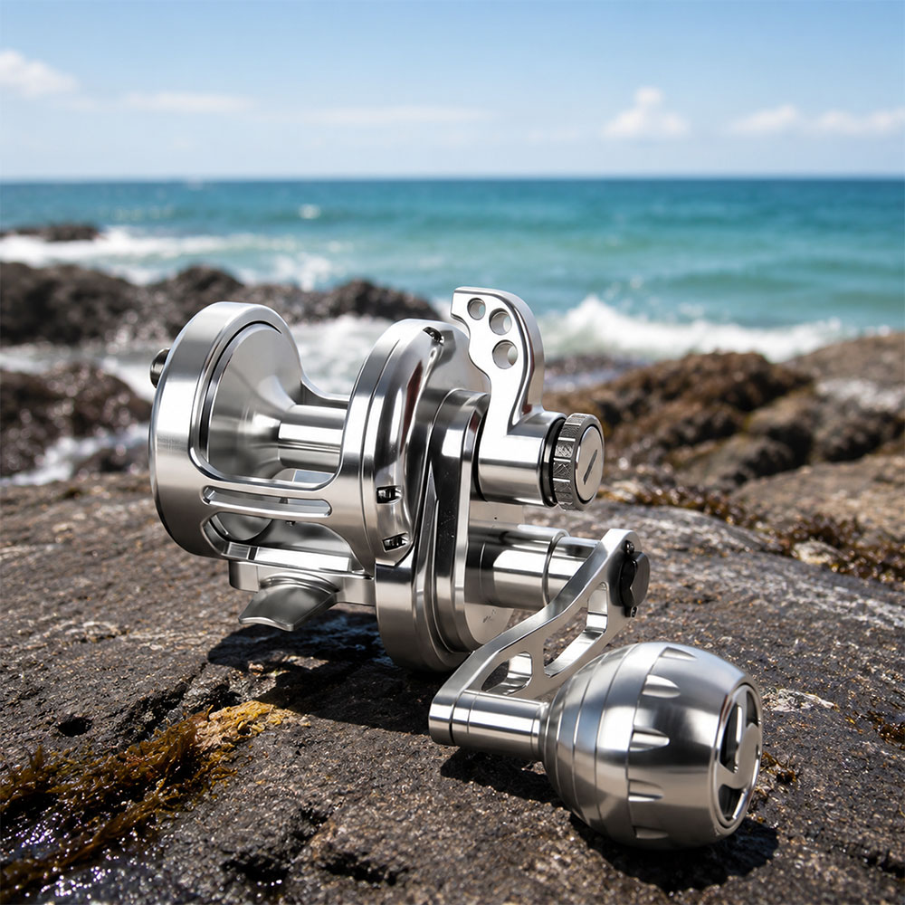 รอกตกปลาทะเลแบบทรอลลิ่ง อัตราท - Trolling Reel บทวิจารณ์และราคา