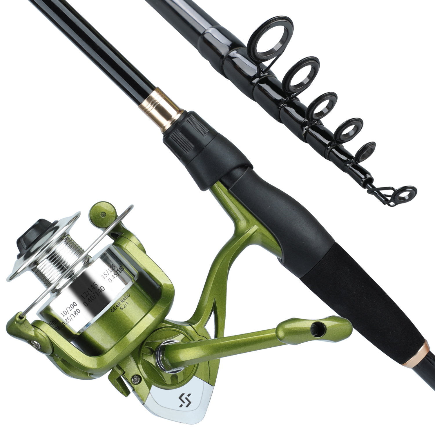 Sougayilang ชุดตกปลาแบบยืดหดได - Spincast Reel บทวิจารณ์และราคา