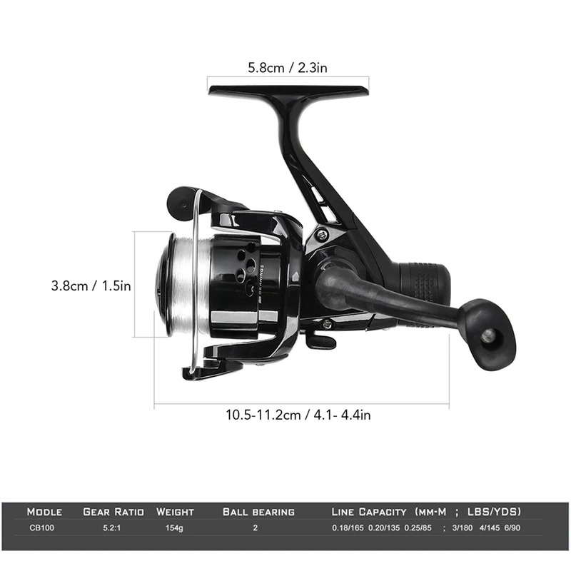 ชุดคันเบ็ดตกปลา BRAVMAK 2.1/2. - Spincast Reel บทวิจารณ์และราคา