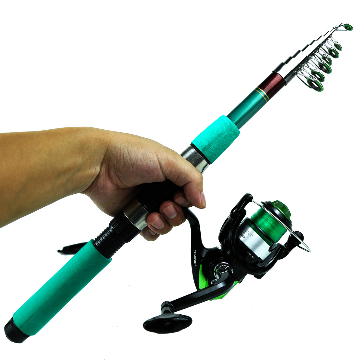 ชุดคันเบ็ดตกปลาแบบพกพา น้ำหนัก - Spinning Reel บทวิจารณ์และราคา